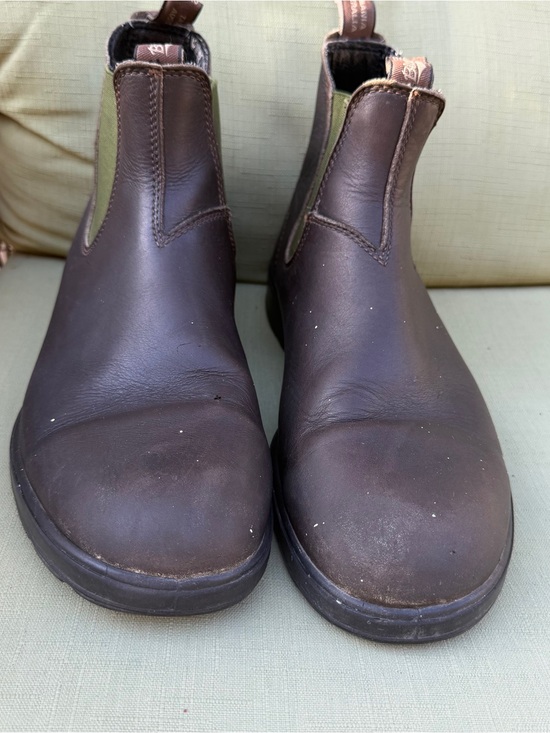 Vintage Blundstone Tasmania Australia Brown Leather Chelsea Boots Size 12 main image 11